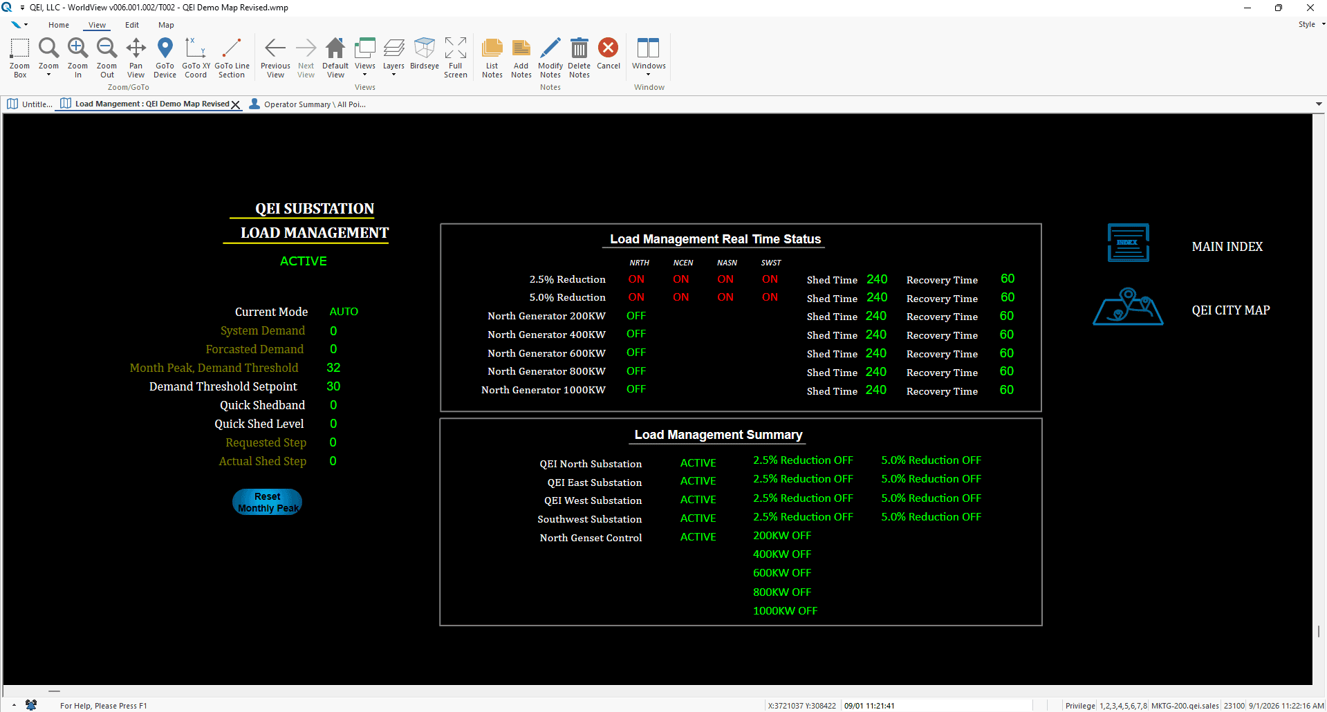 QSCADA Load Management feature